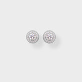 925 ICED BIG BOY STUD EARRINGS